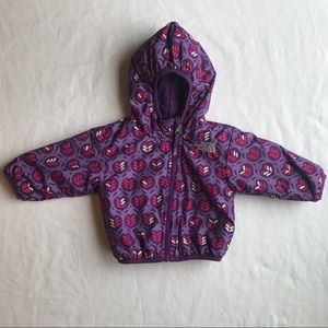 Reversible infant north face jacket